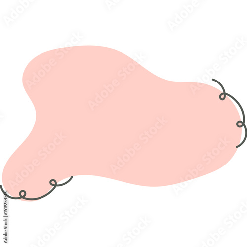 Aesthetic Blob Textbox