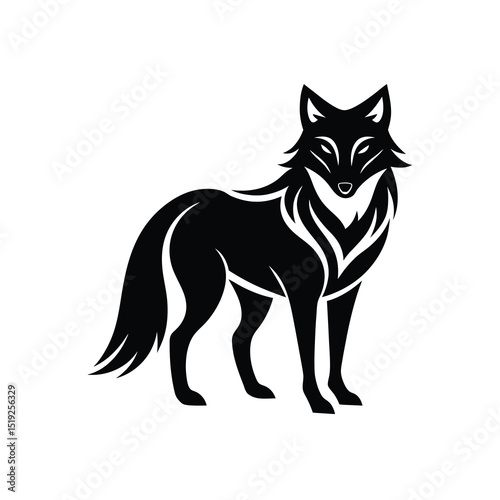 Wolf Independent Vector Silhouette