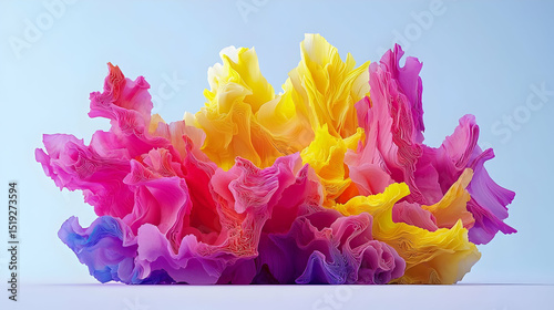 Colorful Abstract Ink Explosion