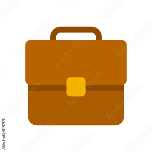 Business briefcase icon stands tall illustration design element