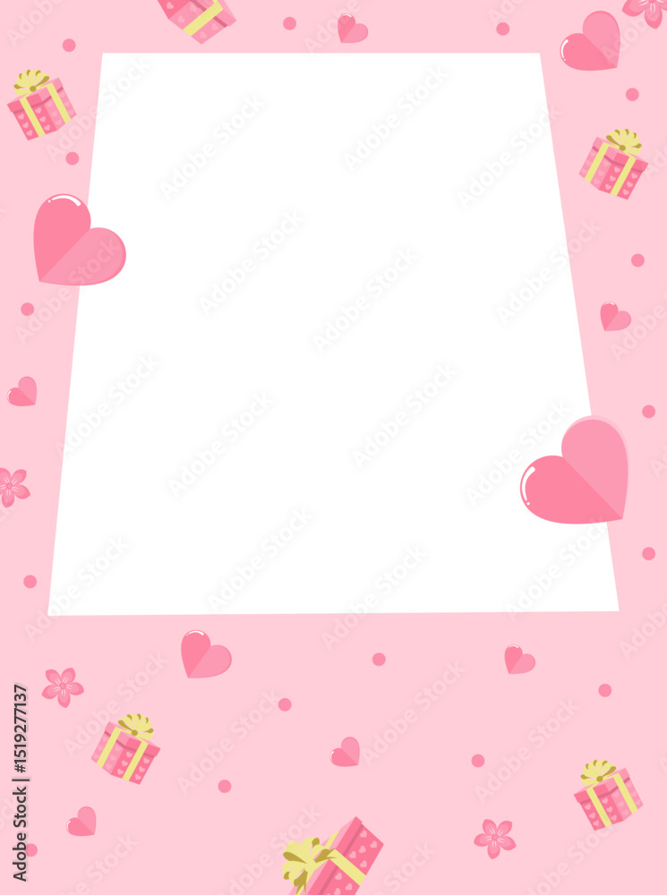Pink Valentine Photo Frame Pink Valentine Photo Frame