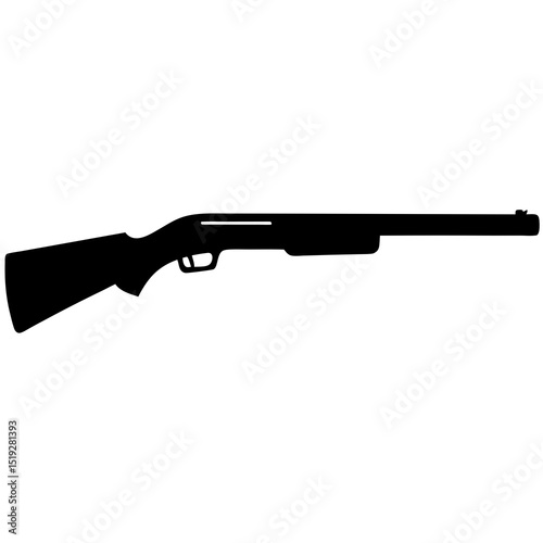 gun isolated on white background
