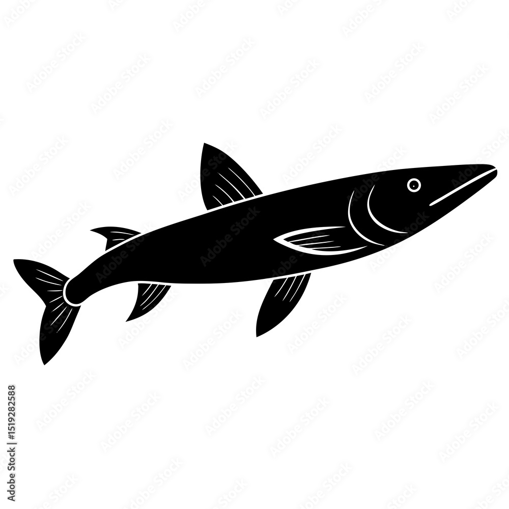 Fototapeta premium fish on a white background