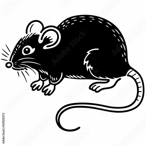 vector image of a mouse