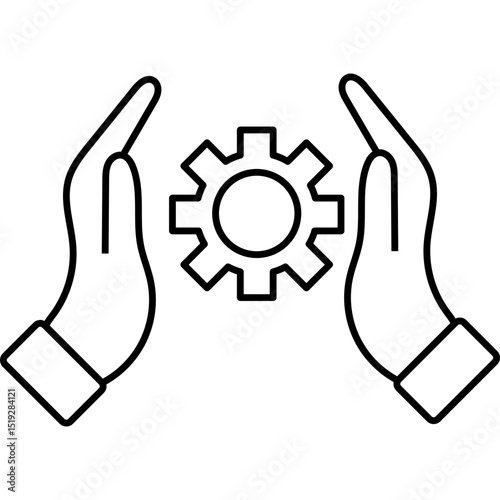 Cooperative Line Icon