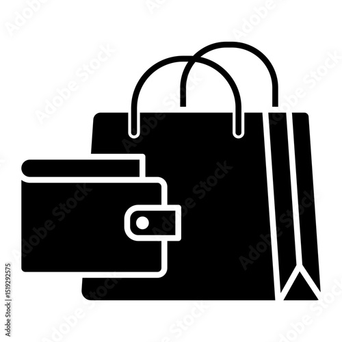 shopping bag Solid icon