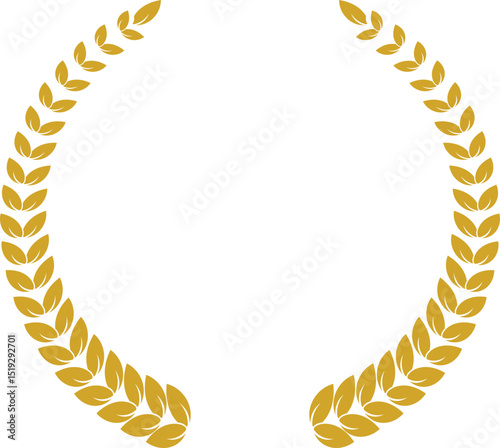 Gold laurel wreath