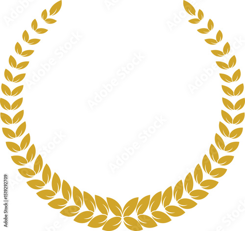 Gold laurel wreath