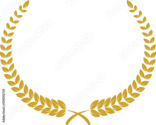 Gold laurel wreath