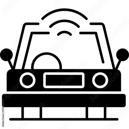 Autonomous Vehicle Icon