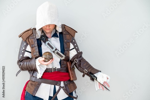 Fényképezés Cosplayer in assassin costume