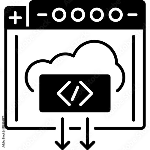 Cloud Deployment Icon
