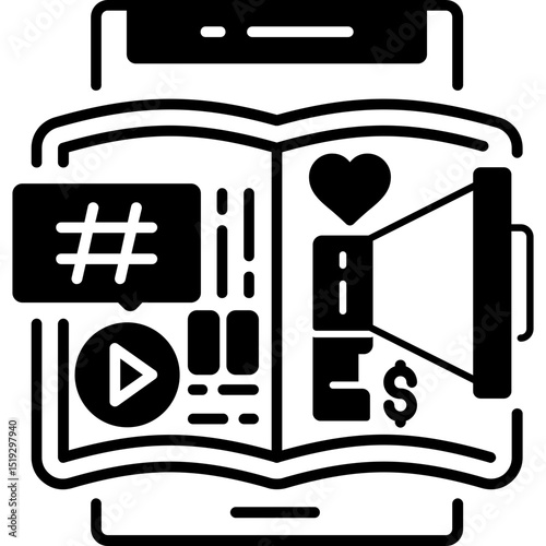 E-book Marketing Icon