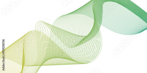 Abstract wave blend stripes lines white background. Vector curve line pattern mesh. Technology lines flow and motion energy blend.	