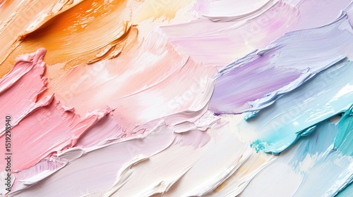 all shades of different background colors in three-dimensional paint strokes of different sizes and directions and different shades of all shades with a little bit of all existing colors added
