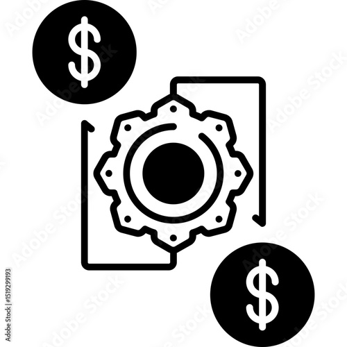 Cash Flow KPIs Icon