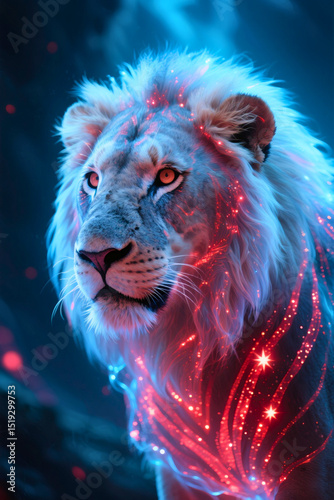 Fantasy Animals With Light and Mist