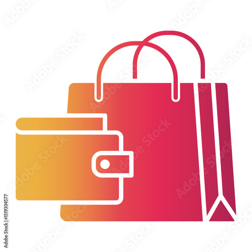 shopping bag Gradient icon
