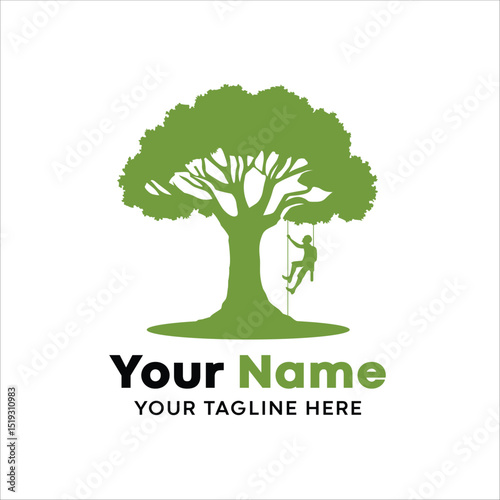 lumberjack vector logo, lumberjack illustration, vector icon, just change the name for vector logo, background
