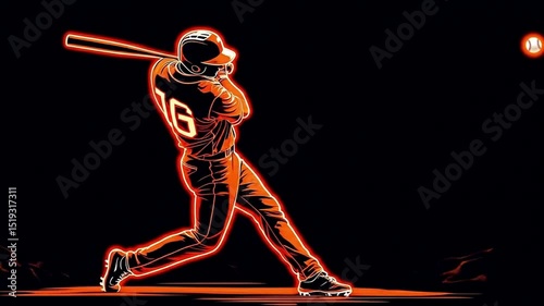 Dynamic Baseball Swing Power, Speed, and Precision in Action