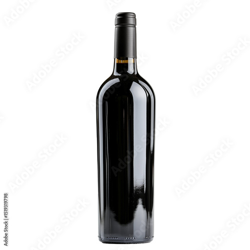 Wallpaper Mural Elegant Full View Wine Bottle On Transparent Background Isolated For Product Design And Branding Concepts Torontodigital.ca