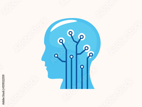 Human robot icon vector design illustration