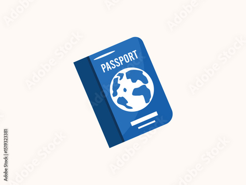 Passport icon vector design illustration
