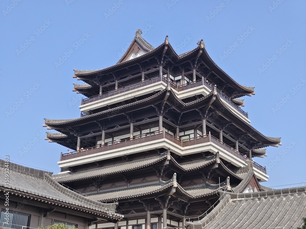 Fototapeta premium chinese temple building