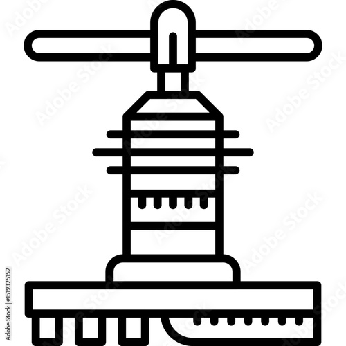 Motor Icon Vector Element