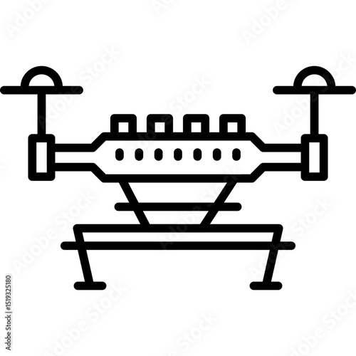 Drone Icon Vector Element