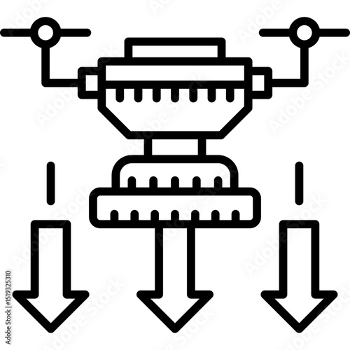 Drone Icon Vector Element