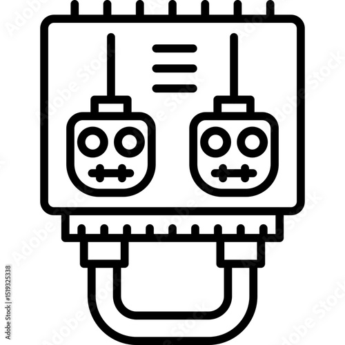 Drone Case Icon Vector Element