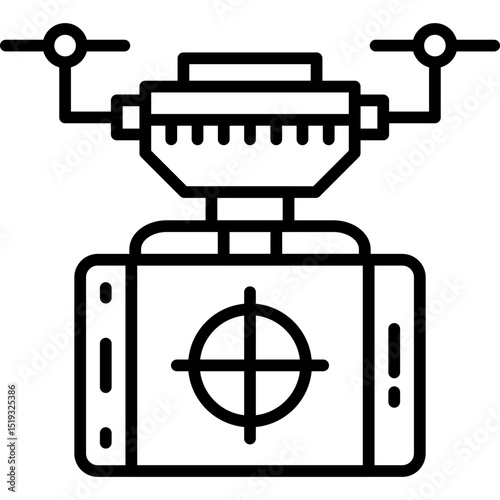 Drone Icon Vector Element