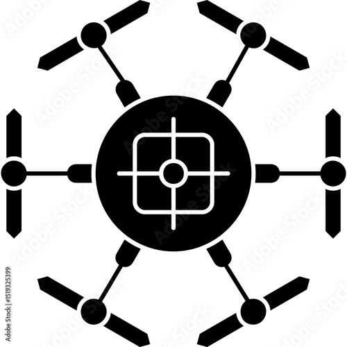 Drone Icon Vector Element