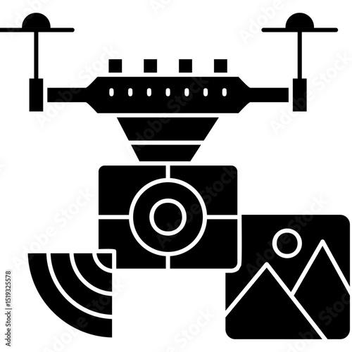 Drone Icon Vector Element