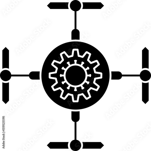 Drone Icon Vector Element