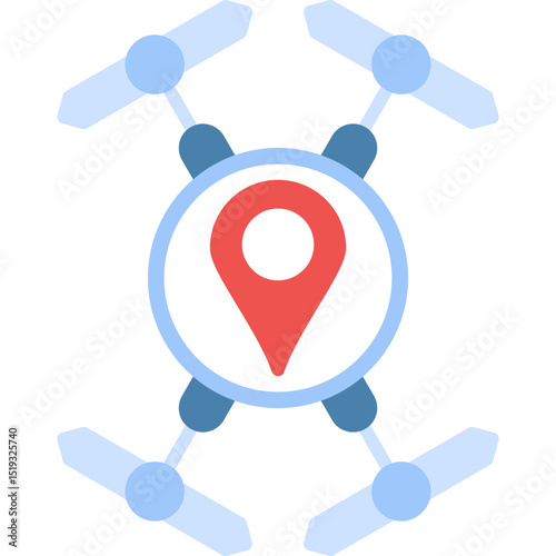 Drone Icon Vector Element