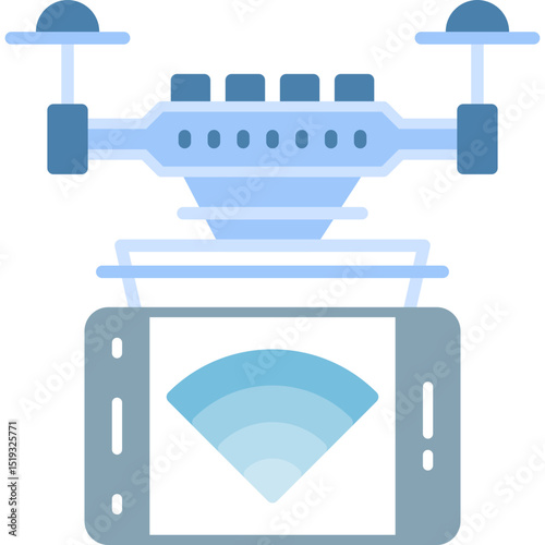 Drone Icon Vector Element