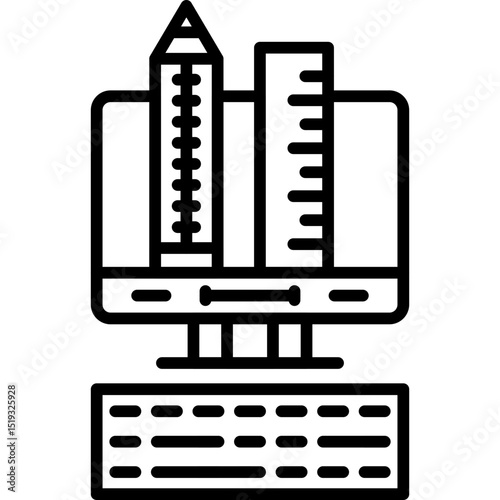Office Material Icon Vector Element
