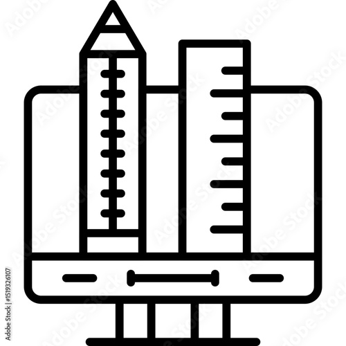 Office Material Icon Vector Element