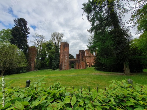 Ruine des Klosters. Das Kloster Hude st eine ehemalige Zisterzienserabtei in der Gemeinde Hude im Landkreis Oldenburg (Niedersachsen / Deutschland). photo