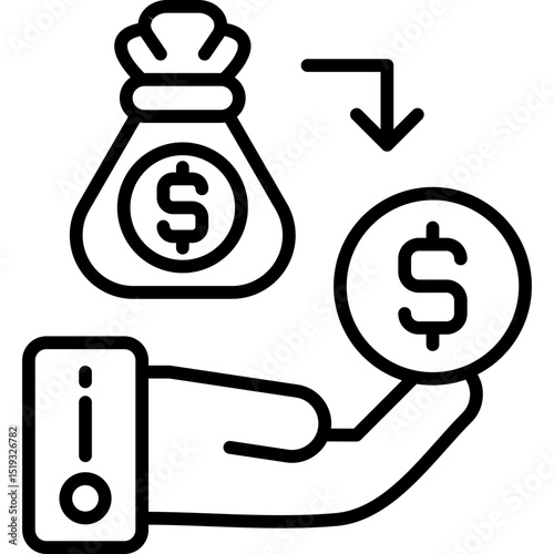 Refund Icon Vector Element