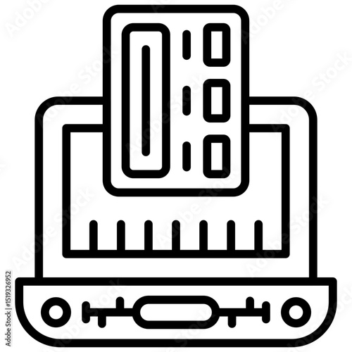 Credit Card Icon Vector Element
