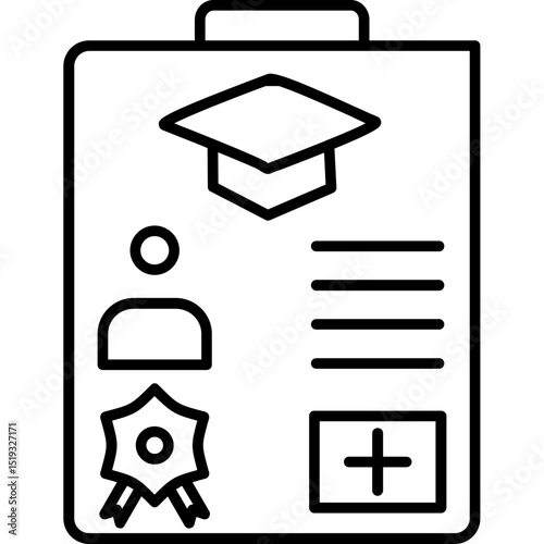 Academic Transcript Icon