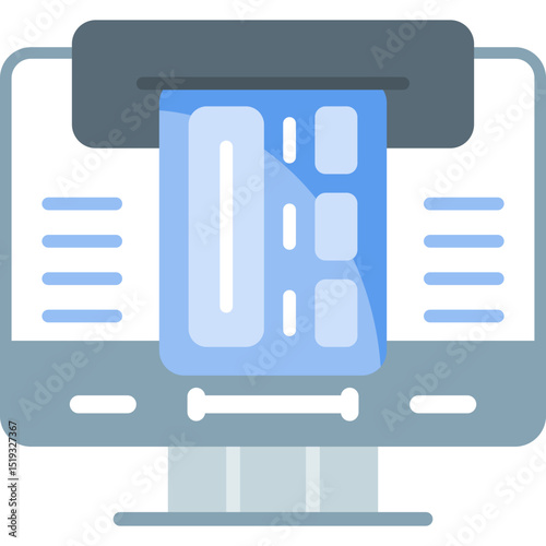 Credit Card Icon Vector Element