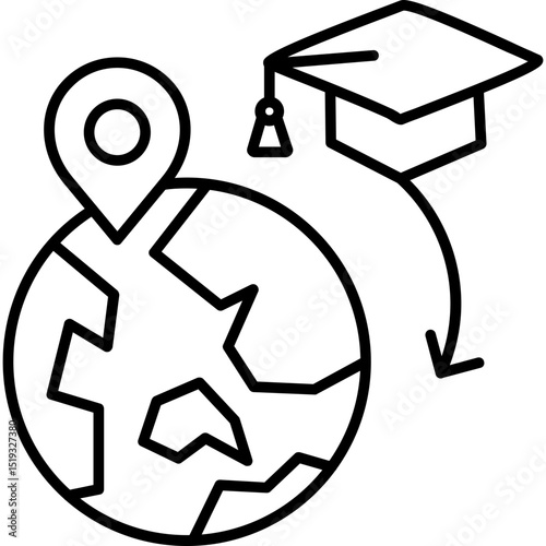 Distance Education Icon