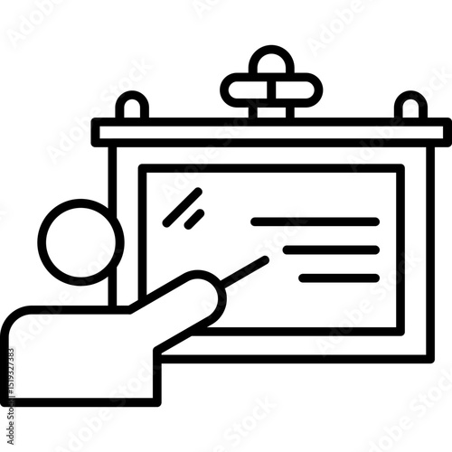 Interactive Whiteboard Icon