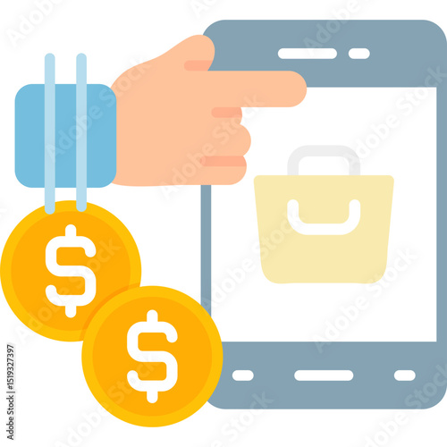 Smartphone Icon Vector Element