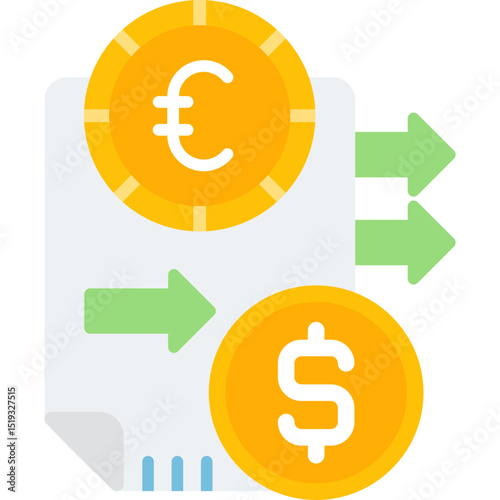 Cryptocurrency Icon Vector Element