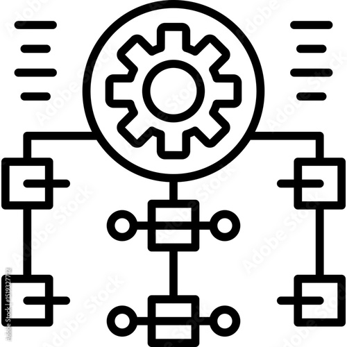 Organization Icon Vector Element